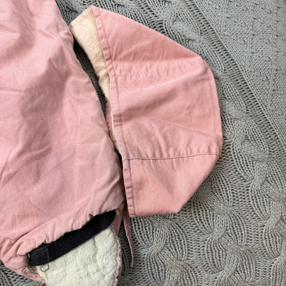 50s 60s Vintage Girls Youth Ski Master Snowman Embroidered Pink Snow Ski Suit - Picture 16 of 16